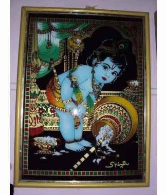 Tanjore Glass Painting